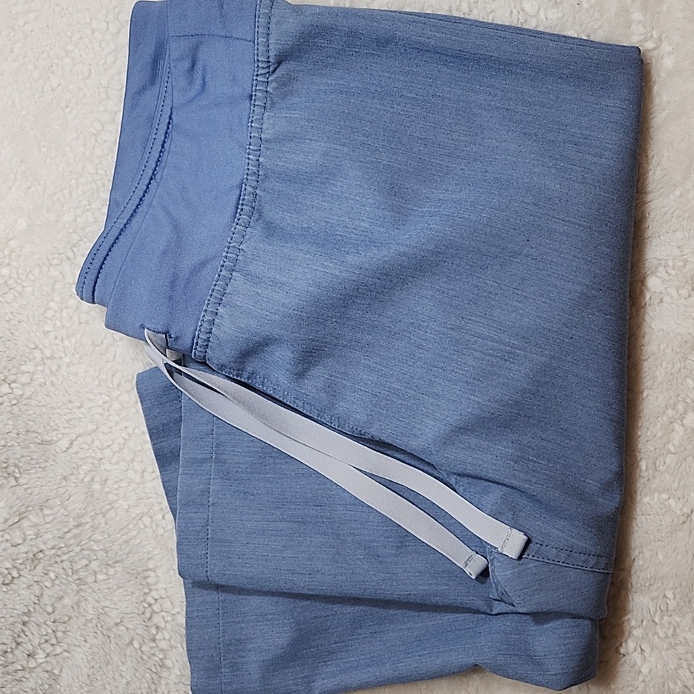 Figs Womens Tall Technical Collection Chambry Blue Straight Legged Pants Size S - Picture 16 of 16